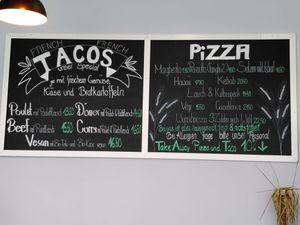 Tacos and Pizza options at Casablanca City in Thun