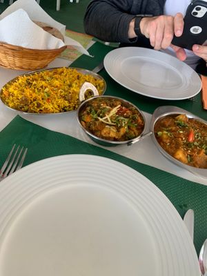 All the dishes  at Mint Leaf in Benalmadena