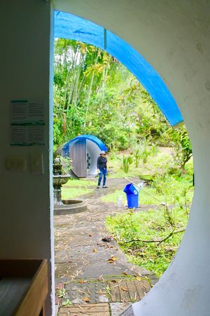 View from the tubes at Charco Corazon in Jardin