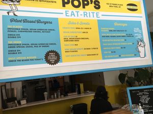 Counter at eatery. at Pop's Eat-Rite in New York City