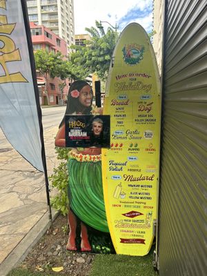 It was on Anthony Bourdain’s TV show  at Hula Dog Kuhio in Honolulu