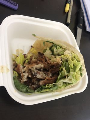 Chicken Caesar wrap from bunny’s. jam packed with the creamiest richest most delicious dressing and so much *chicken* tossed in Parmesan. Getting another one ASAP!  at Bunny's Nook Kitchen in Victoria