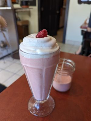 Vegan milkshake! at Bunny's Nook Kitchen in Victoria