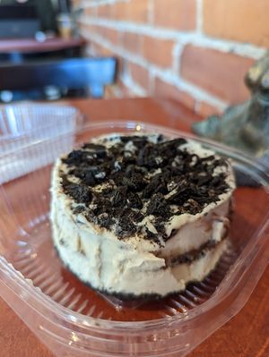 Oreo cheesecake (vegan) at Bunny's Nook Kitchen in Victoria