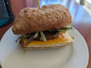 Breakfast Sandwich at Bunny's Nook Kitchen in Victoria
