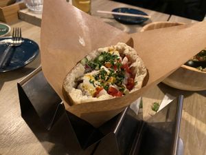 Pita Sancwich  at Millis Dining Bar ミリスダイニングバー in Sendai