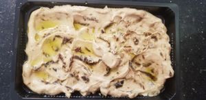 Vegan hummus at Fit Food Factory in Amman