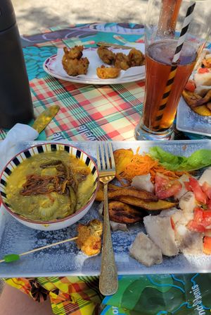 Plat végé at Kadjembel Village in Les Trois-ilets