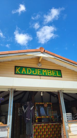 There's a little store inside as well at Kadjembel Village in Les Trois-ilets