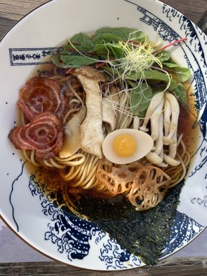 Ramen at Vegan AF Ramen in Krakow
