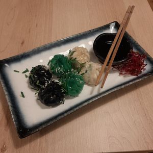 Dim sum at Vegan AF Ramen in Krakow