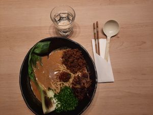 tantanmen at Vegan AF Ramen in Krakow
