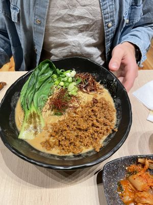 Spicy ramen at Vegan AF Ramen in Krakow