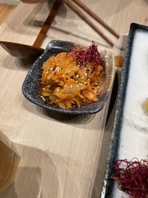 Kimchi at Vegan AF Ramen in Krakow