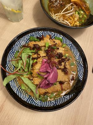 Ramen z wege schabowym  at Vegan AF Ramen in Krakow