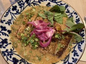 Schabowy ramen  at Vegan AF Ramen in Krakow