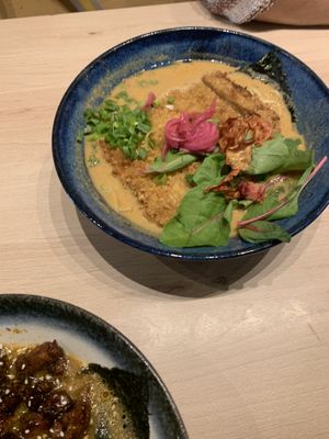 “schabowy” ramen  at Vegan AF Ramen in Krakow