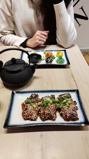 vegan ribs and dim sum at Vegan AF Ramen in Krakow
