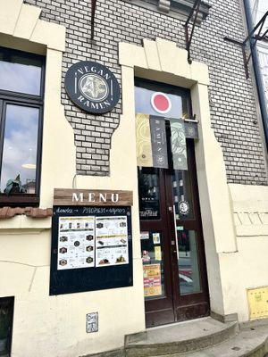 Entrance  at Vegan AF Ramen in Krakow