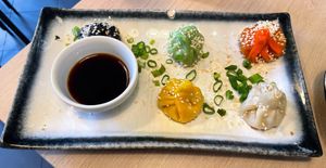 Dim sum at Vegan AF Ramen in Krakow