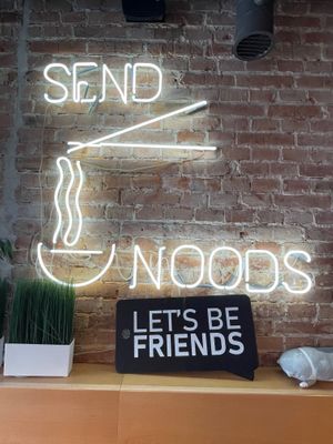 Interior at Vegan AF Ramen in Krakow