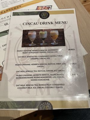 Menu  at Vegan AF Ramen in Krakow