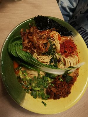 Terror tantanmen at Vegan AF Ramen in Krakow