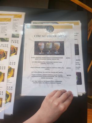 Some Drinks at Vegan AF Ramen in Krakow