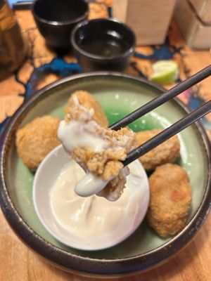 Karrage starter  at Vegan AF Ramen in Krakow