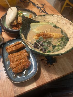 Mushroom ramen   at Vegan AF Ramen in Krakow