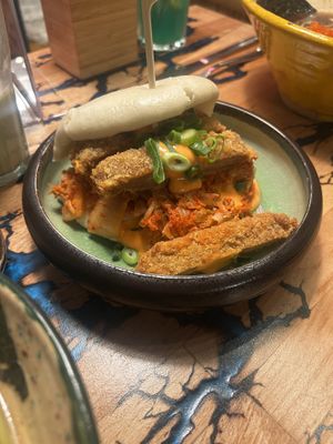 Bao burger   at Vegan AF Ramen in Krakow