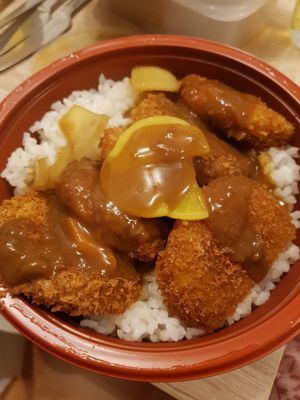 Pumpkin curry and rice at Is Shin Chinese & Japanese Hot Food in Sturminster Newton