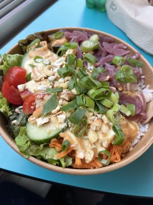 Tofu bowl  at Simbiosa in Luxembourg City