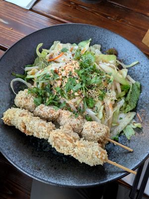 Udon noodles with seitan: 2.5/5 at HAI in Berlin