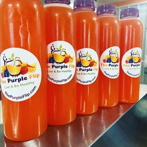 Sea Moss Infused Fresh Juices | Strawberry Blast: Strawberry, Lemon & Sea Moss at The Purple Flip in Randallstown