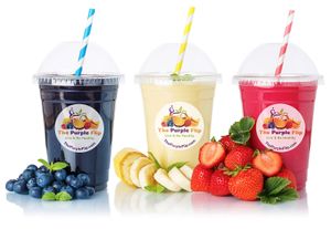 Offering Sea Moss infused fresh Smoothies. at The Purple Flip in Randallstown