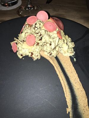 Roasted coliflower.  at NÜ Restaurant in Tulum