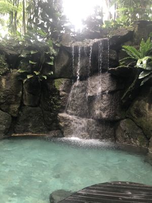 Waterfall pool at The Farm at San Benito in Lipa City