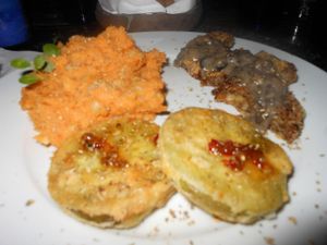 One of the dinner options!  at Maravilla in Las Marias