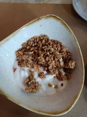 Granola & yogurt. at Niki Athens Hotel in Athens