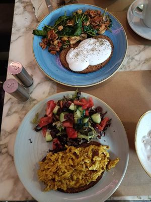 Tofu scramble & graden fry. at Niki Athens Hotel in Athens