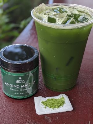 Matcha Iced Tea at Abeille Voyante Tea Co in Millvale