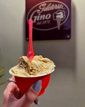 Nocciola e caffè. at Gelateria Gino in Trapani