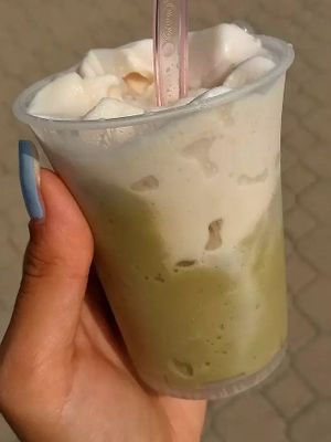 Granita pistacchio e mandorla. at Gelateria Gino in Trapani