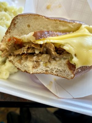 Philly Cheesesteakish  at Earth's Harvest - Food Truck in Springfield