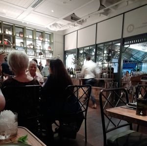 2 dining rooms at ZA ZA TA in Fortitude Valley