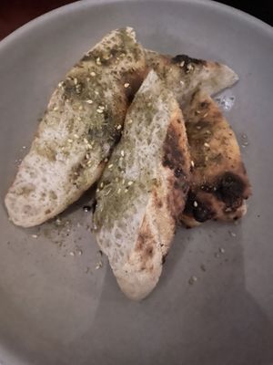 Zatar bread  at ZA ZA TA in Fortitude Valley