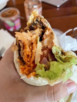 Gyros Wrap XL  at Loving Hut Express in Ghent