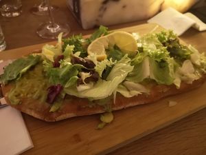 Pizza at Vapiano in Dusseldorf