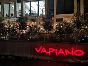 Outside at Vapiano in Dusseldorf